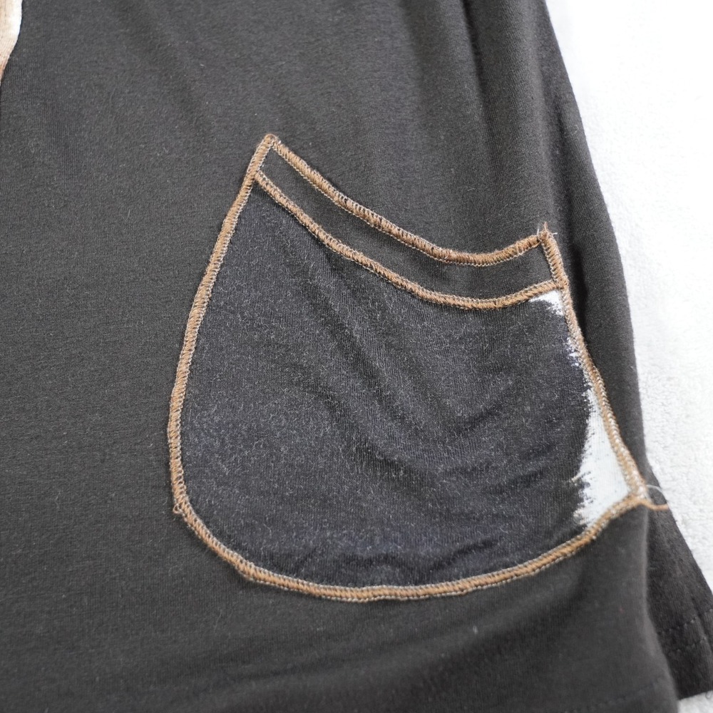 Parsley & Sage Abstract Art Tunic Top XL Rayon Lycra 3/4 Sleeve Pocket Boho - Picture 9 of 15